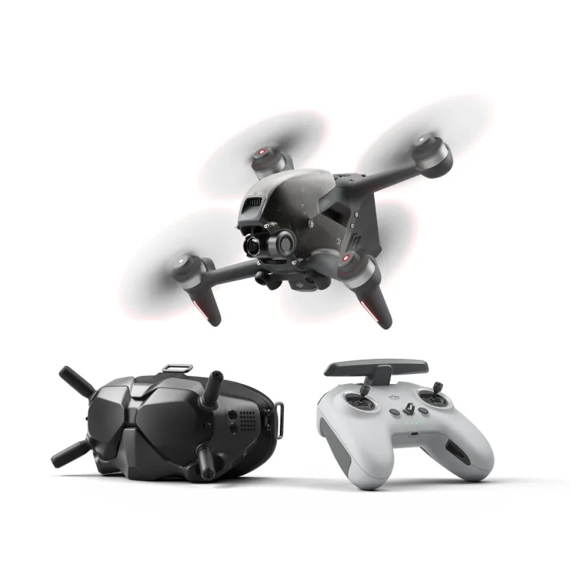 Drone FPV con visore e radiocomando